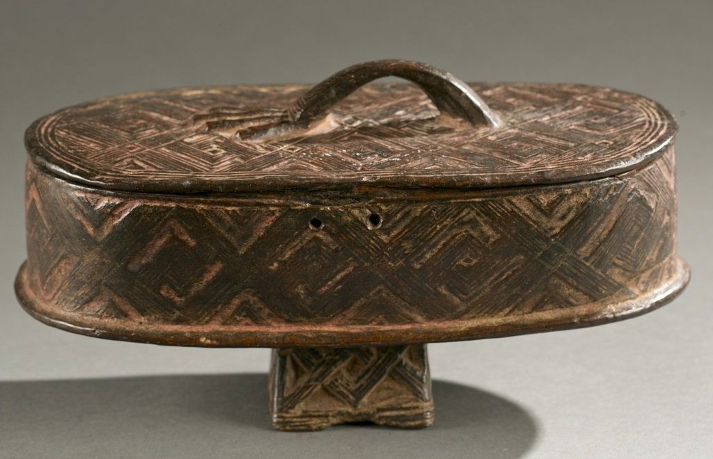Kuba lidded box, 20th c. (1 of 4)