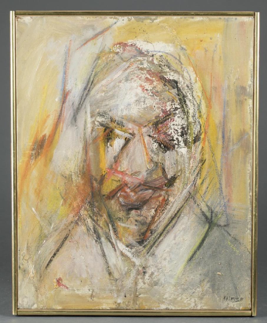 Abstract Self Portrait of Merton Simpson. (1 of 4)