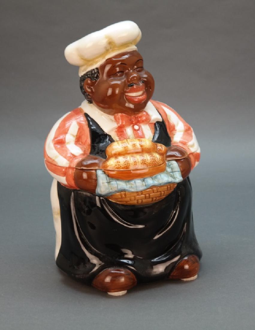 Black Americana Cookie Jar Bread Baker