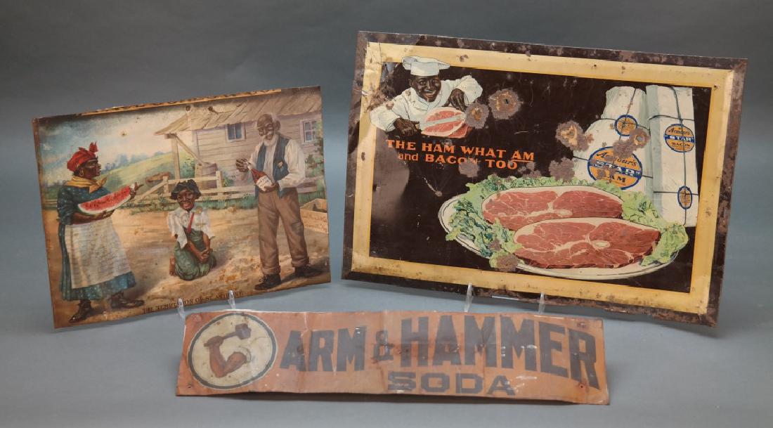 3 metal signs incl: Armour's "Star" Ham. (1 of 1)