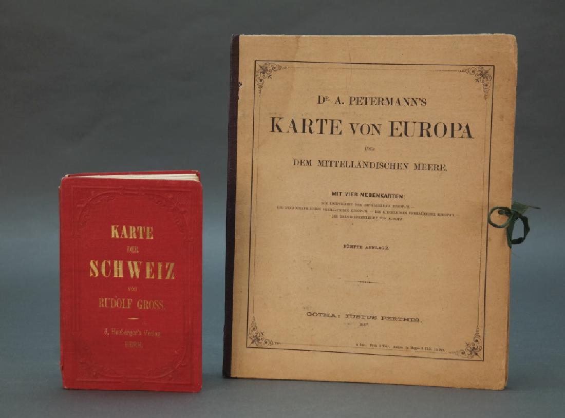 2 Maps incl: Rudolf Gross. Karte Der Schweiz. 1865 (1 of 7)
