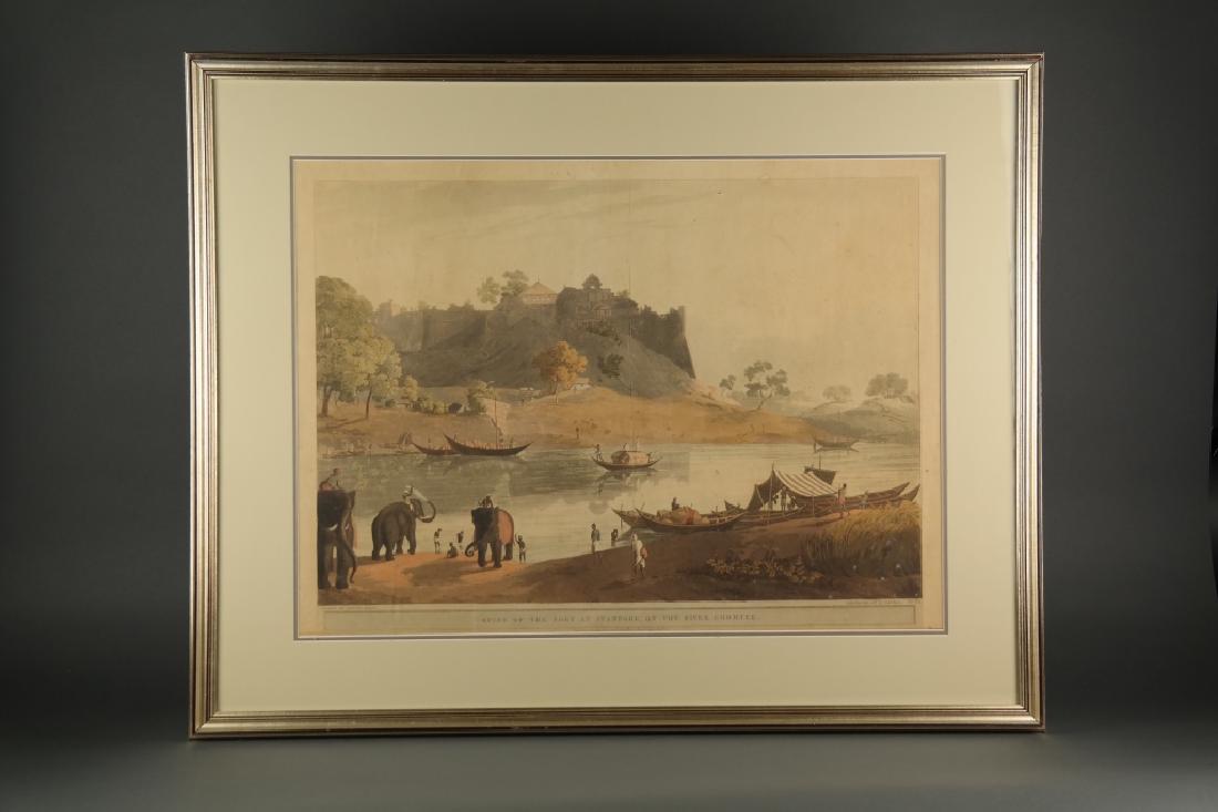 Daniell Havell. Ruins of the Fort at Juanpore. (1 of 2)