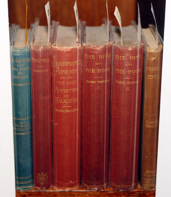 Robert Browning, 5 books (6 vols), 1869-1887.: BROWNING, Robert. 5 First UK or First US Editions (6 Vols). 8vo. Original cloth. Some moderate wear, largely very good. ++ Parleyings With Certain People Of Importance In Their Day. Bos: 1887. 1st edi
