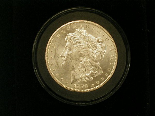 1878cc Morgan Silver Dollar, MS-65D.