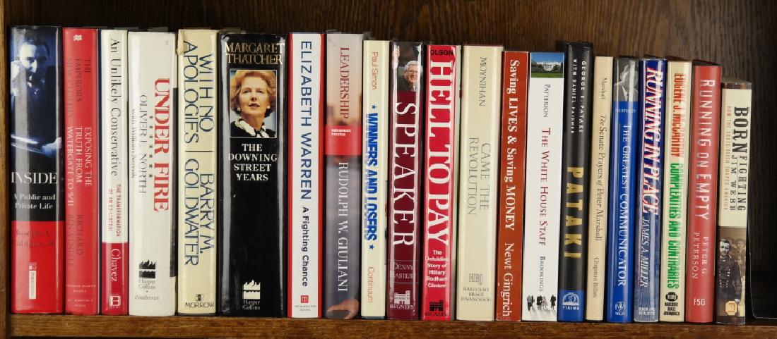 21 signed books: Margaret Thatcher, Giuliani, etc (1 of 16)