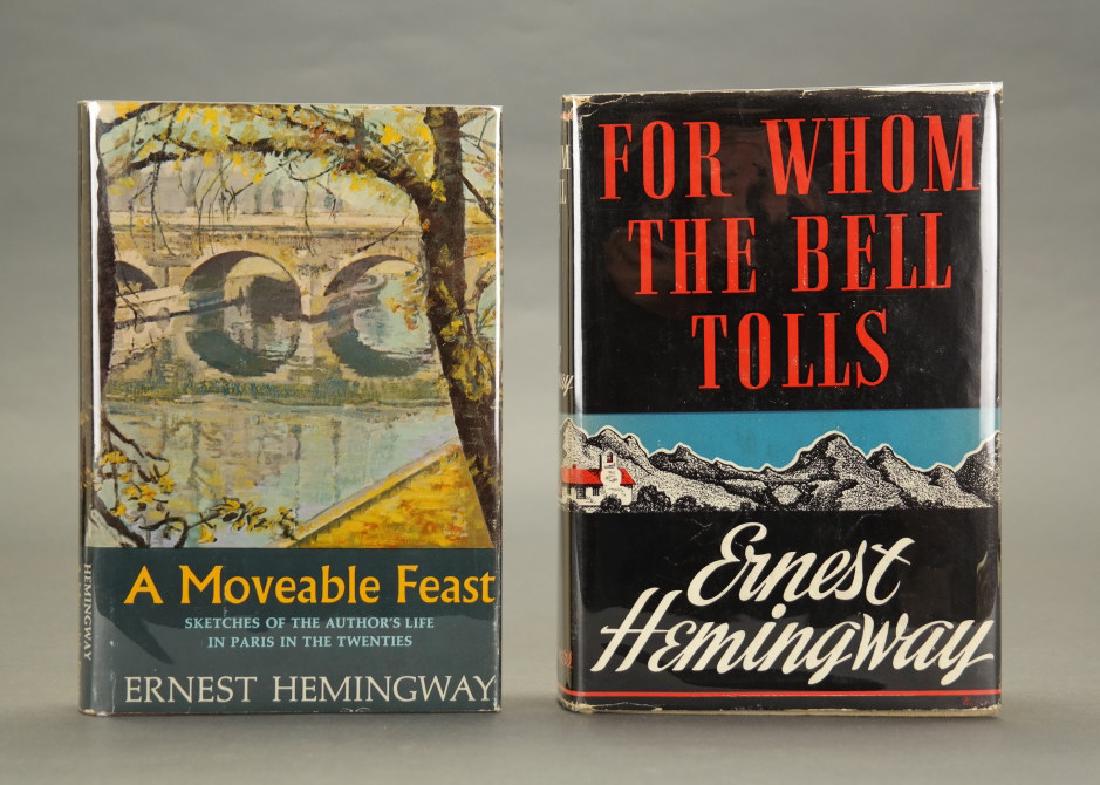 2 Hemingway Firsts incl: For Whom The Bell Tolls. (1 of 9)