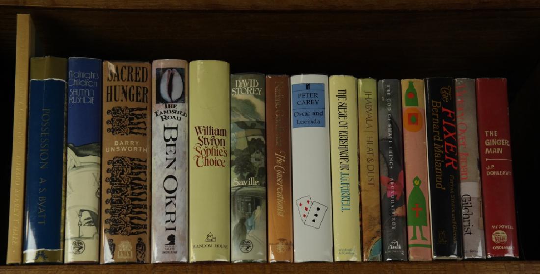 16 books: Rushdie, Malamud, other authors.: [Historical Fiction] 16 Titles by Salman Rushdie, J. P. Donleavy, Willliam Styron, Ellen Gilcrhist, Ruth Prawer Jhabvala, 2 by Bernard Malamud, 1 by Arundhati Roy, Barry Unsworth, David Storey, Peter