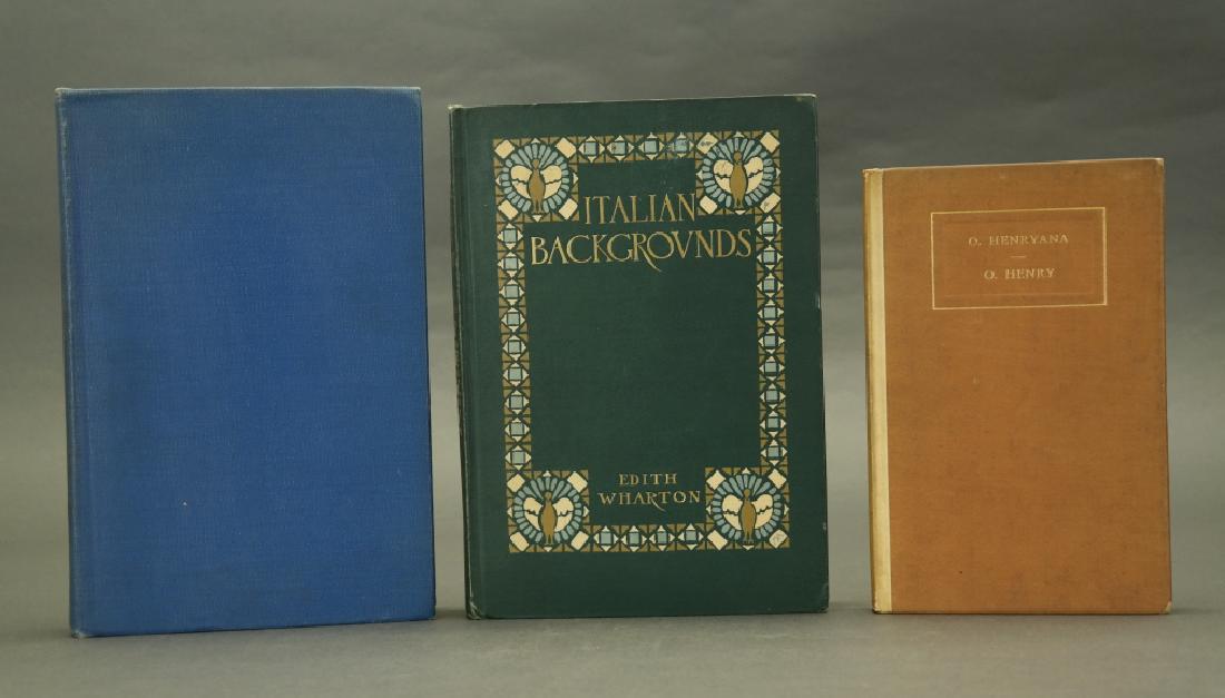 3 Books: 2 by O. Henry + 1 Edith Wharton 1st. (1 of 10)