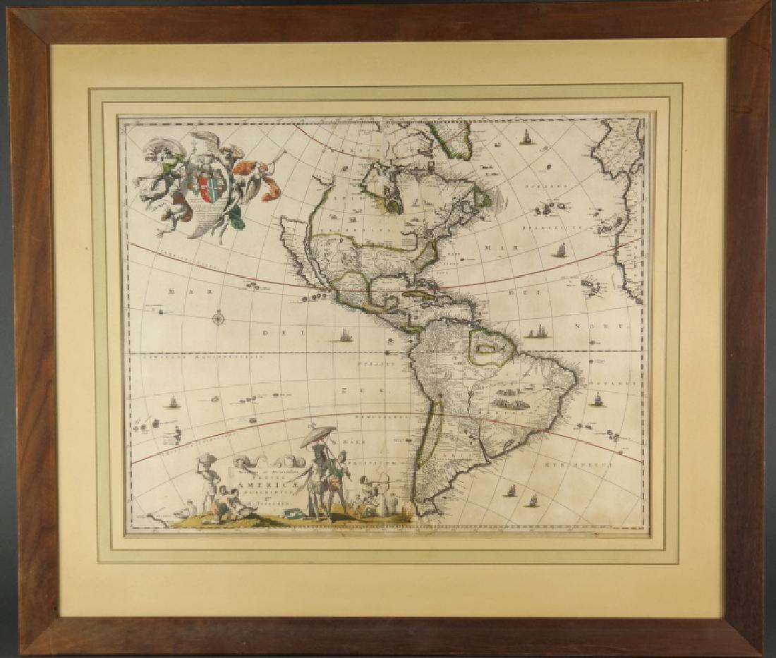 Novissima et Accuratissima Totius Americae. Ca1670 (1 of 4)