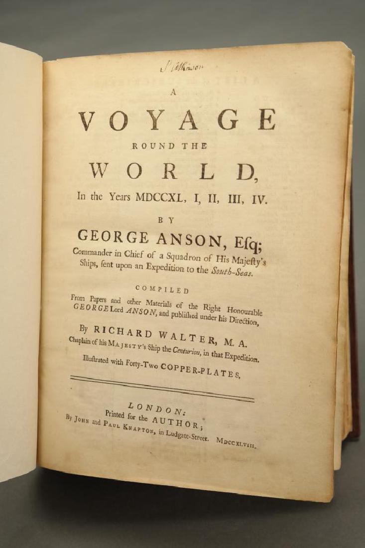Anson. A Voyage Round The World... 1748. 1st ed. (1 of 11)