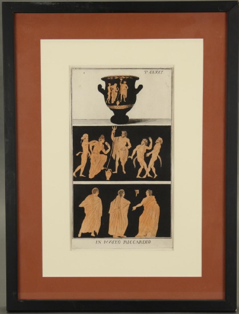 4 Engravings from: Picturae Etruscorum in Vasculis (1 of 4)