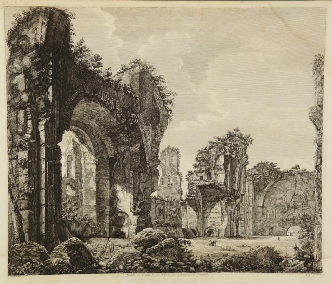 Luigi Rossini. 5 plates, "Le vedute di Roma." 1820 (1 of 5)