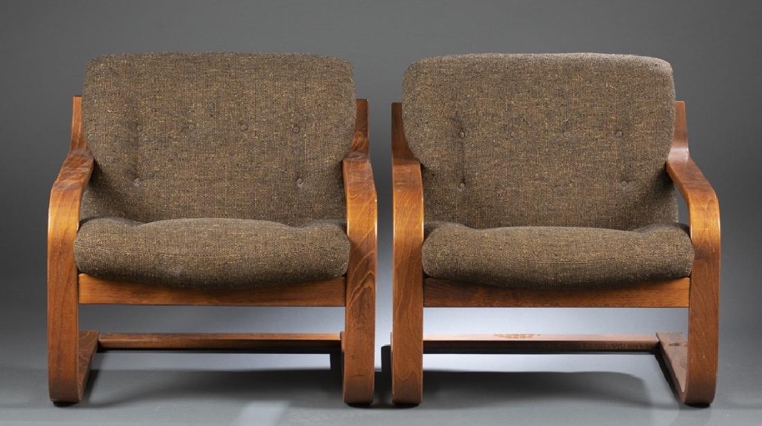 2 Wesnofa bentwood chairs, made in Norway. (1 of 6)