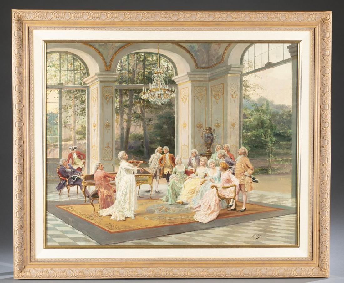 Alonzo/Alonso Perez, musicians performing, o/c. (1 of 6)