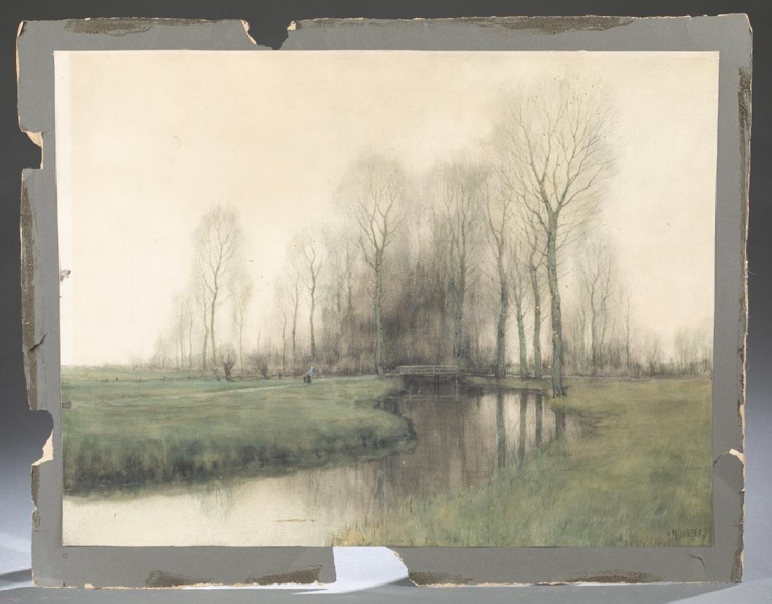 Arnold Marc Gorter, Early spring landscape. (1 of 5)