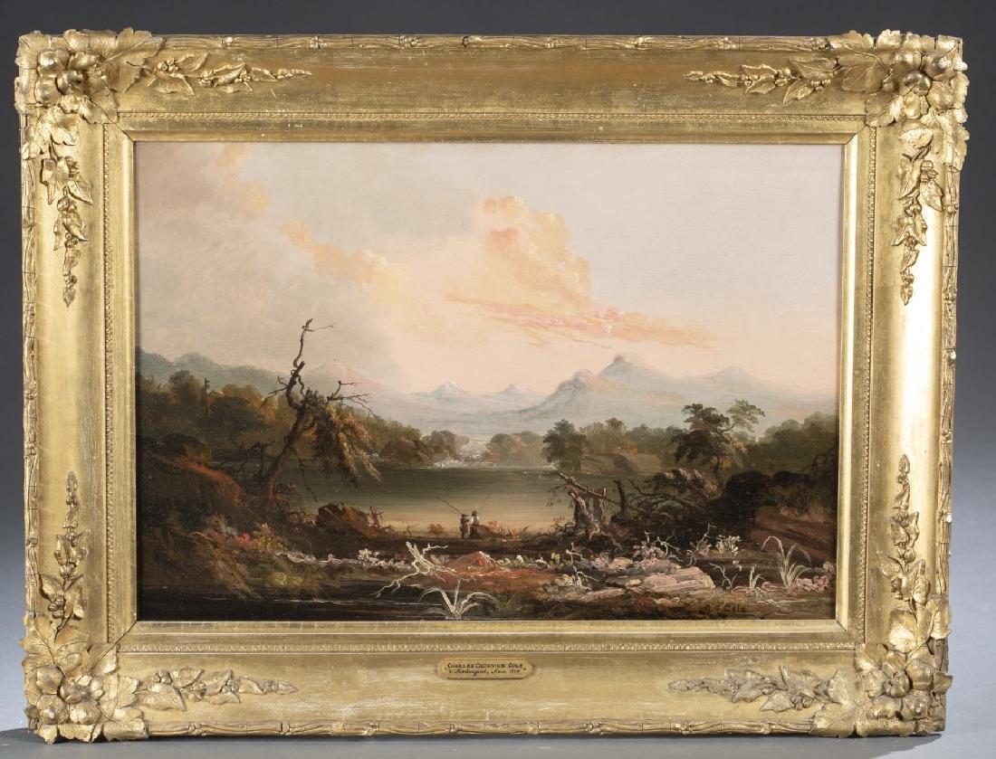 Charles Octavius Cole, Fisherman by the Lake. (1 of 7)