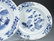 4 Chinese export blue and white plates. - 4