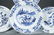 4 Chinese export blue and white plates. - 5