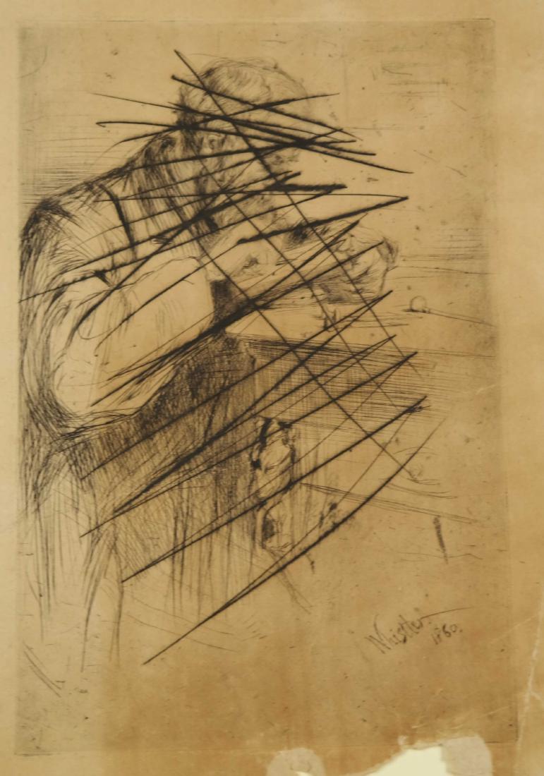 Whistler. Paul Riault the Engraver. 1879. (1 of 3)