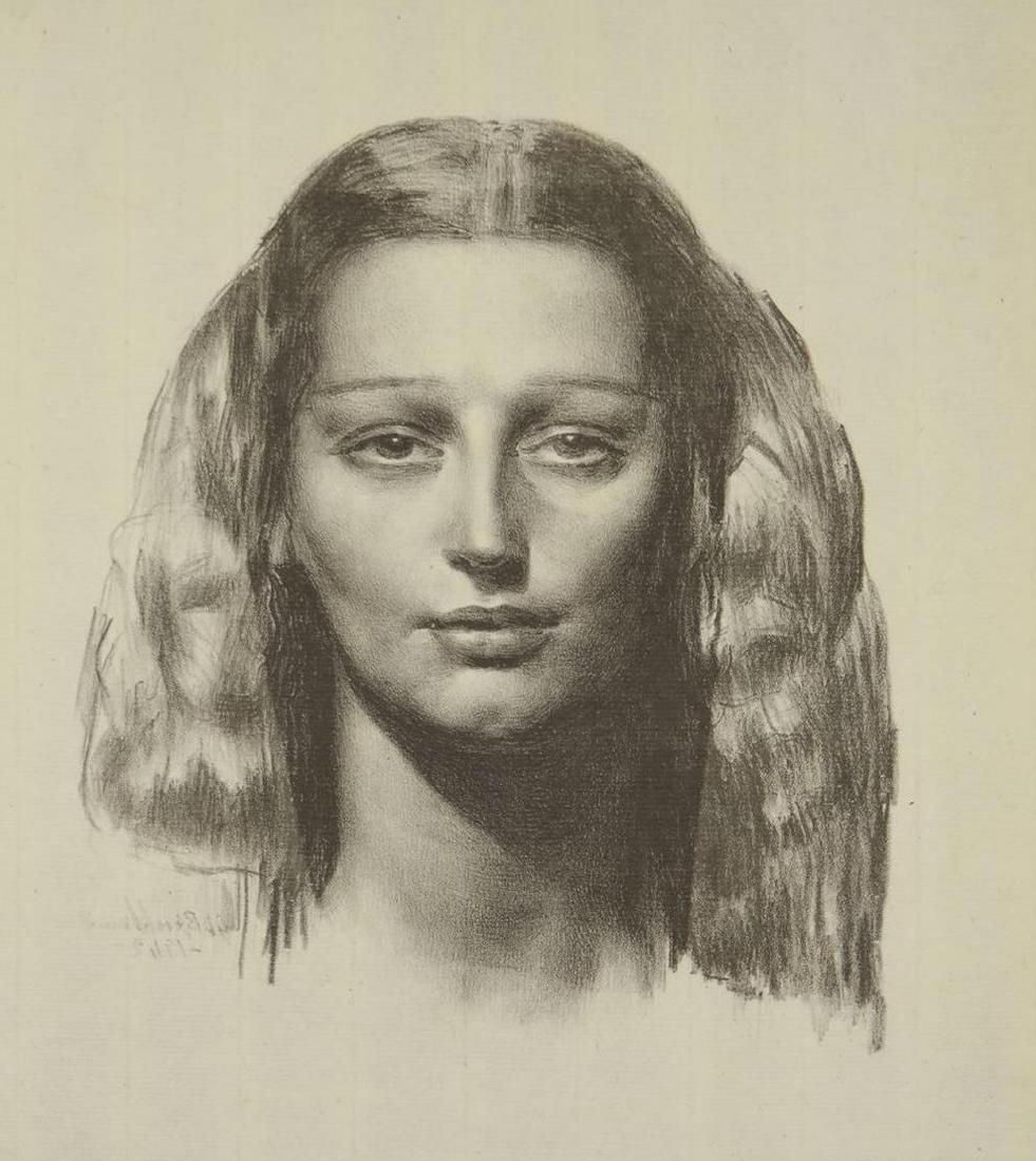 Gerald Brockhurst. Head of a Girl (Dorette). 1942. (1 of 3)