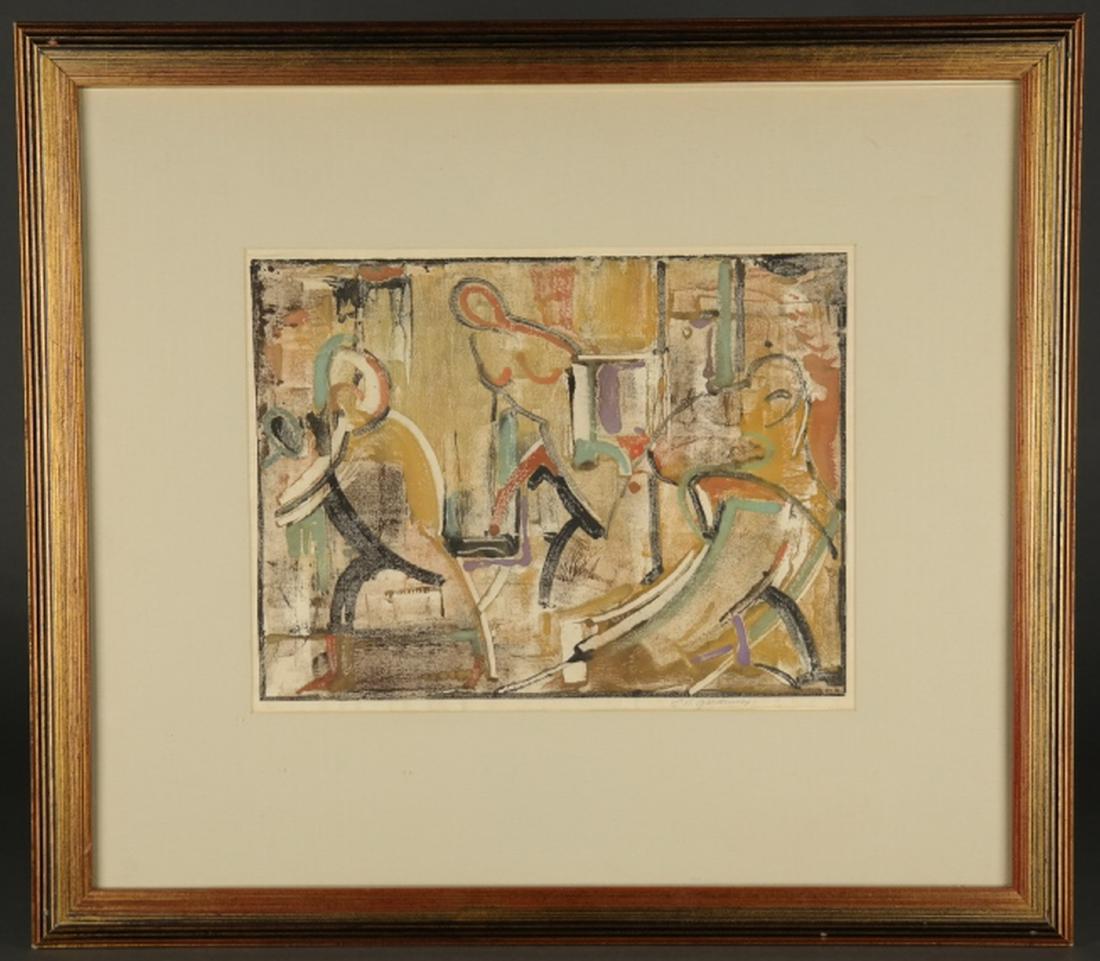 Stanley Horace Gardiner. Abstract monotypes. (1 of 12)