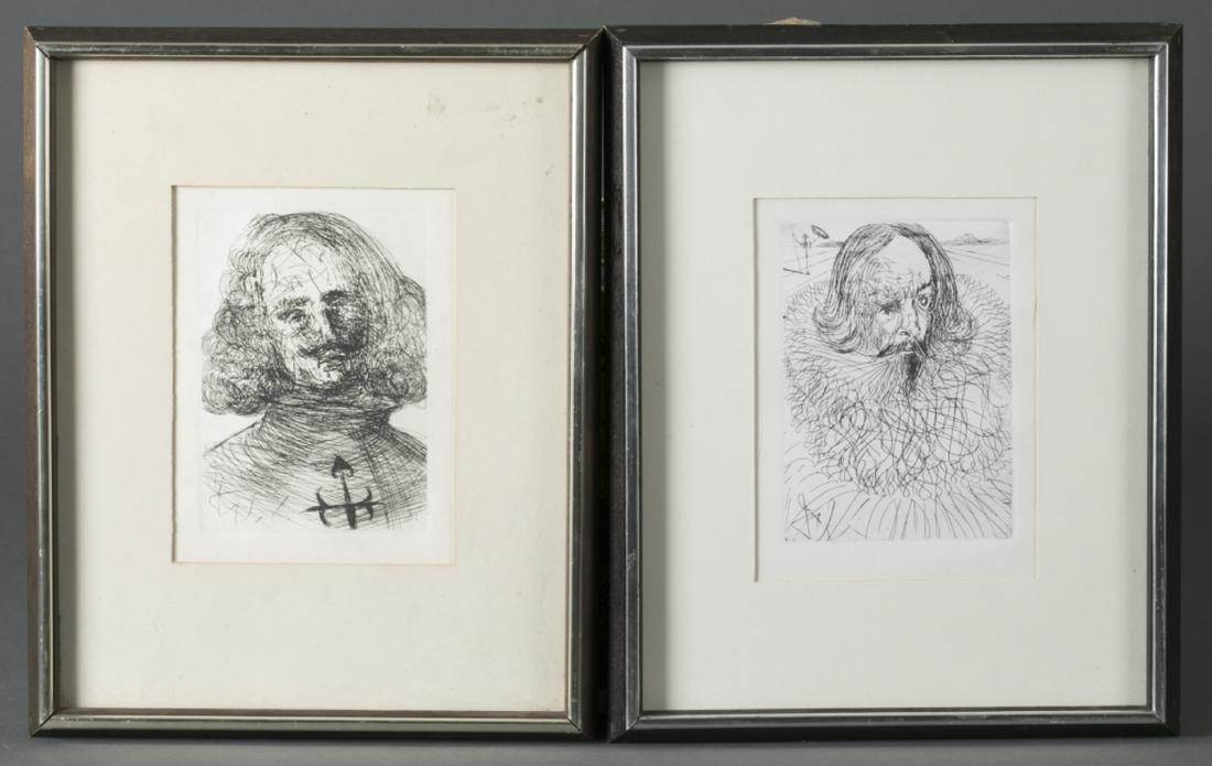 Salvador Dali. Velazquez & Cervantes. 1966. (1 of 7)