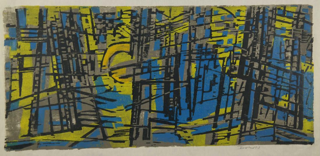 Werner Drewes. Forest (Blue Forest). 1961. (1 of 3)