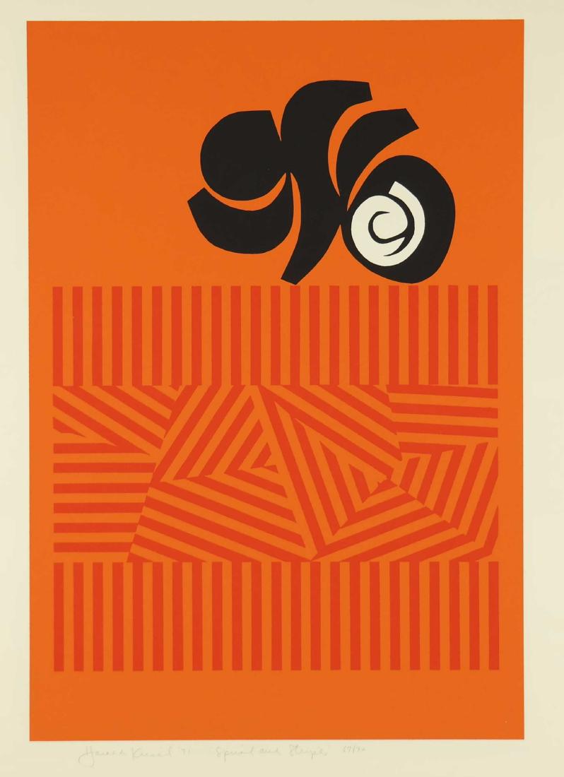 Harold Krisel. 3 Serigraphs. 1971. (1 of 12)