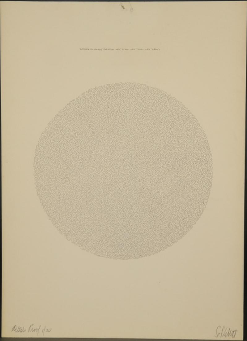 Sol Lewitt. Lines, not long, not heavy... 1970. (1 of 6)