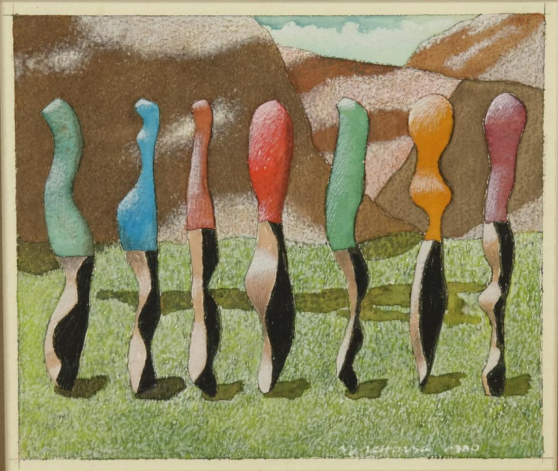 William Morehouse. Stones in a Field. 1980. (1 of 3)