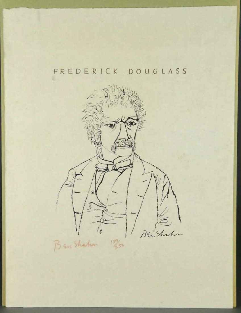 Ben Shahn. Frederick Douglass, I - IV. 1965. (1 of 10)