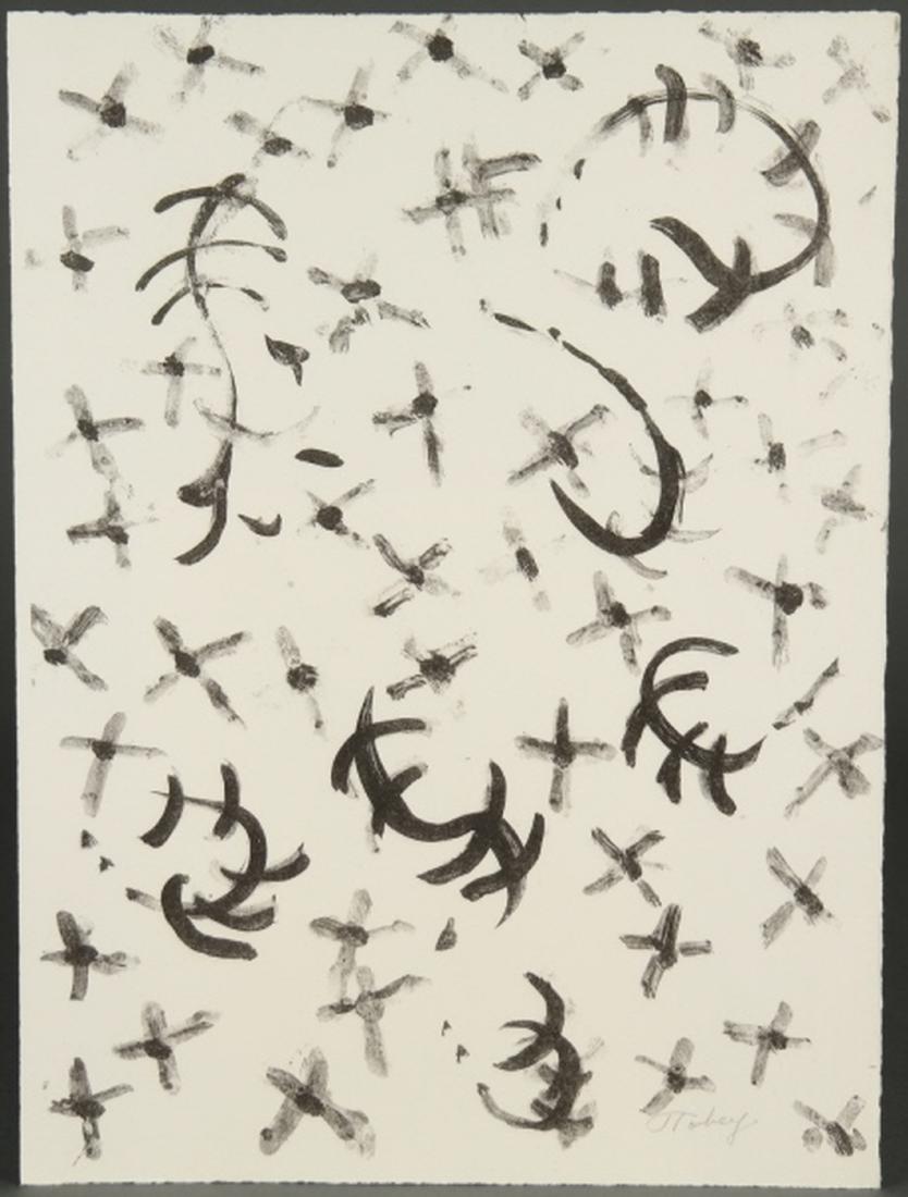 Mark Tobey. Untitled. Lithograph. c.1970. (1 of 2)