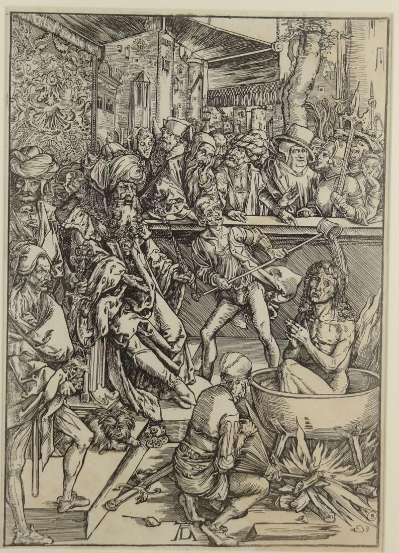 Durer. Martyrdom of Saint John & Ecce Homo. 19th c (1 of 2)