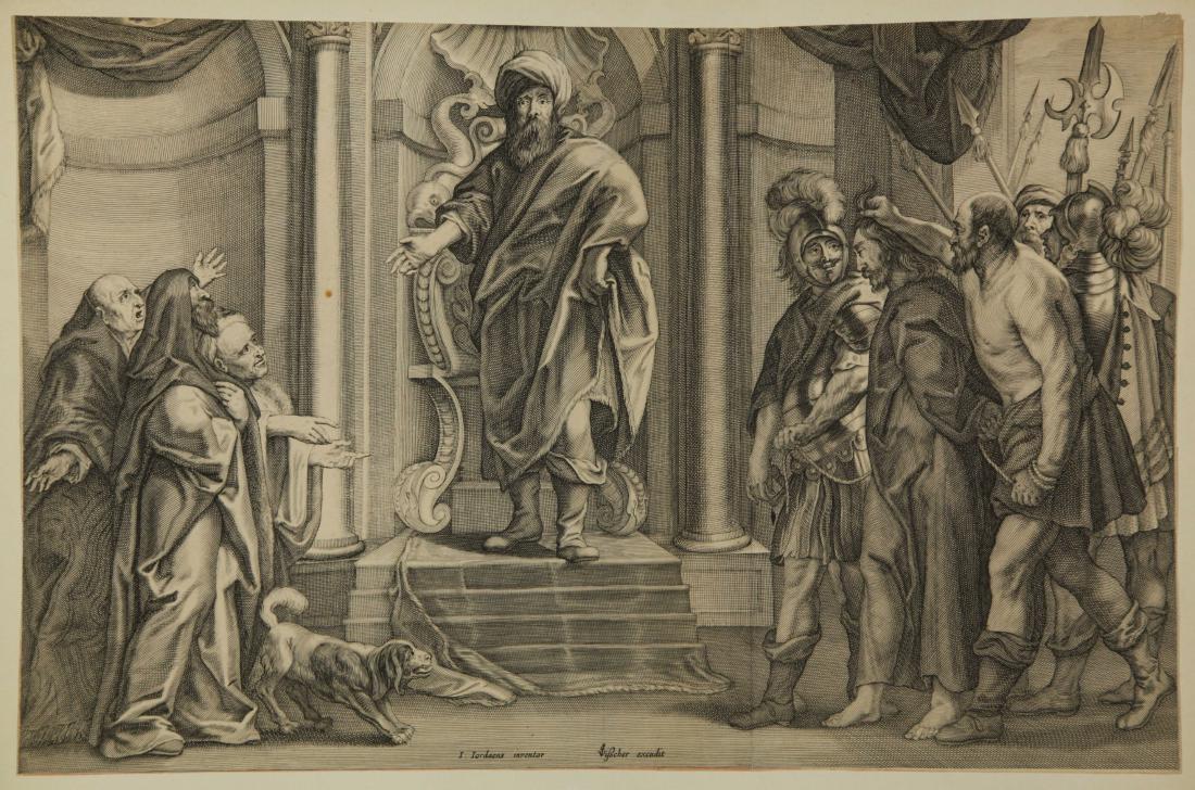 Nicolaes Visscher I. Christ Before Pilatus. 1652. (1 of 6)