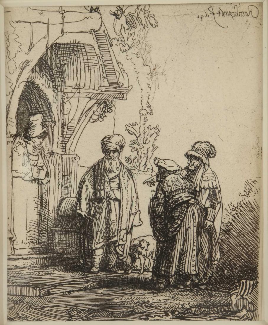 Rembrandt. Three Oriental Figures. 1641. (1 of 3)