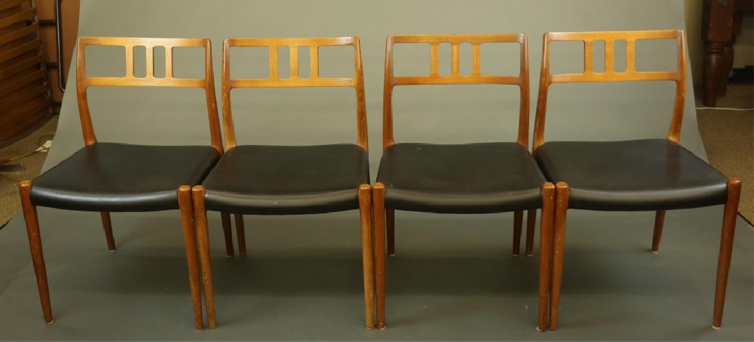 4 Danish Modern chairs. (1 of 3)