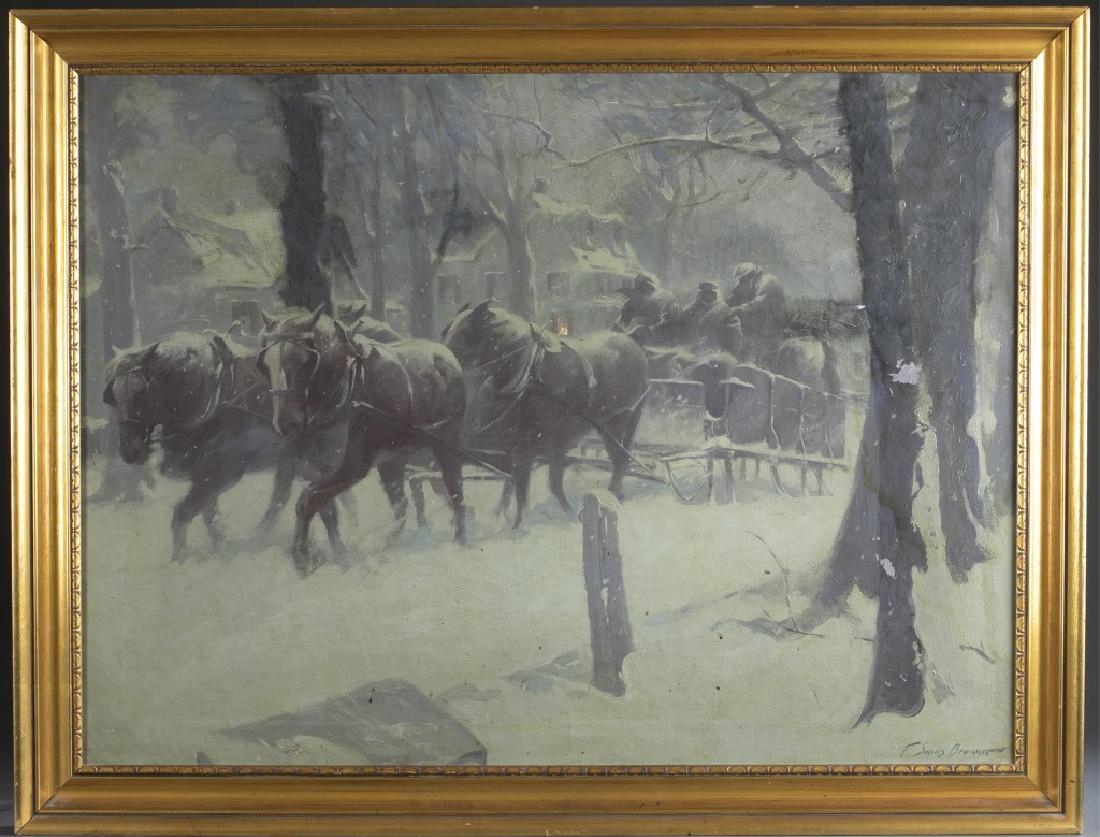 Frederick Sands Brunner, Winter, O/C. (1 of 6)