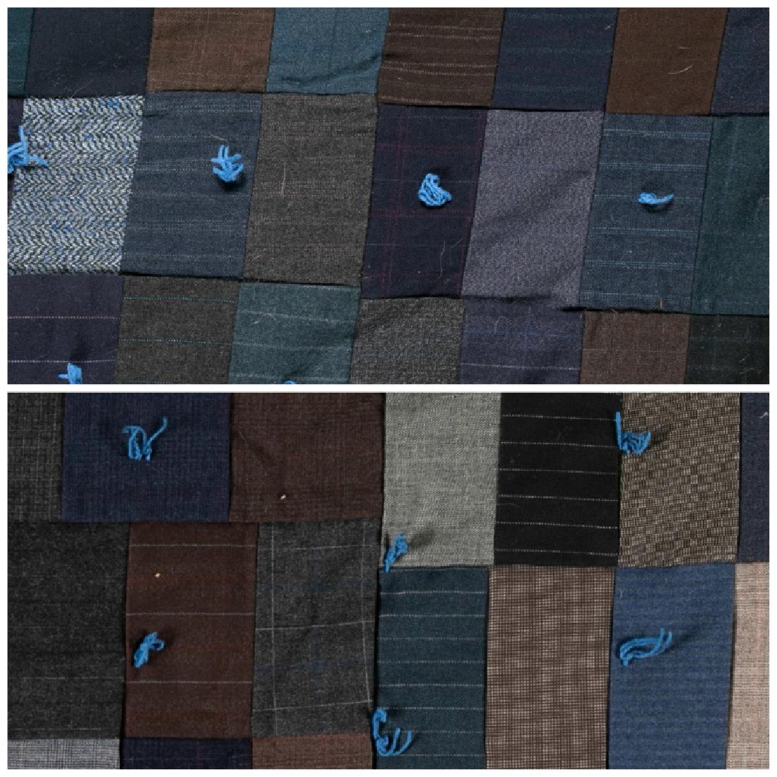 2 Wool Utility quilts, circa late 19th century. (1 of 10)