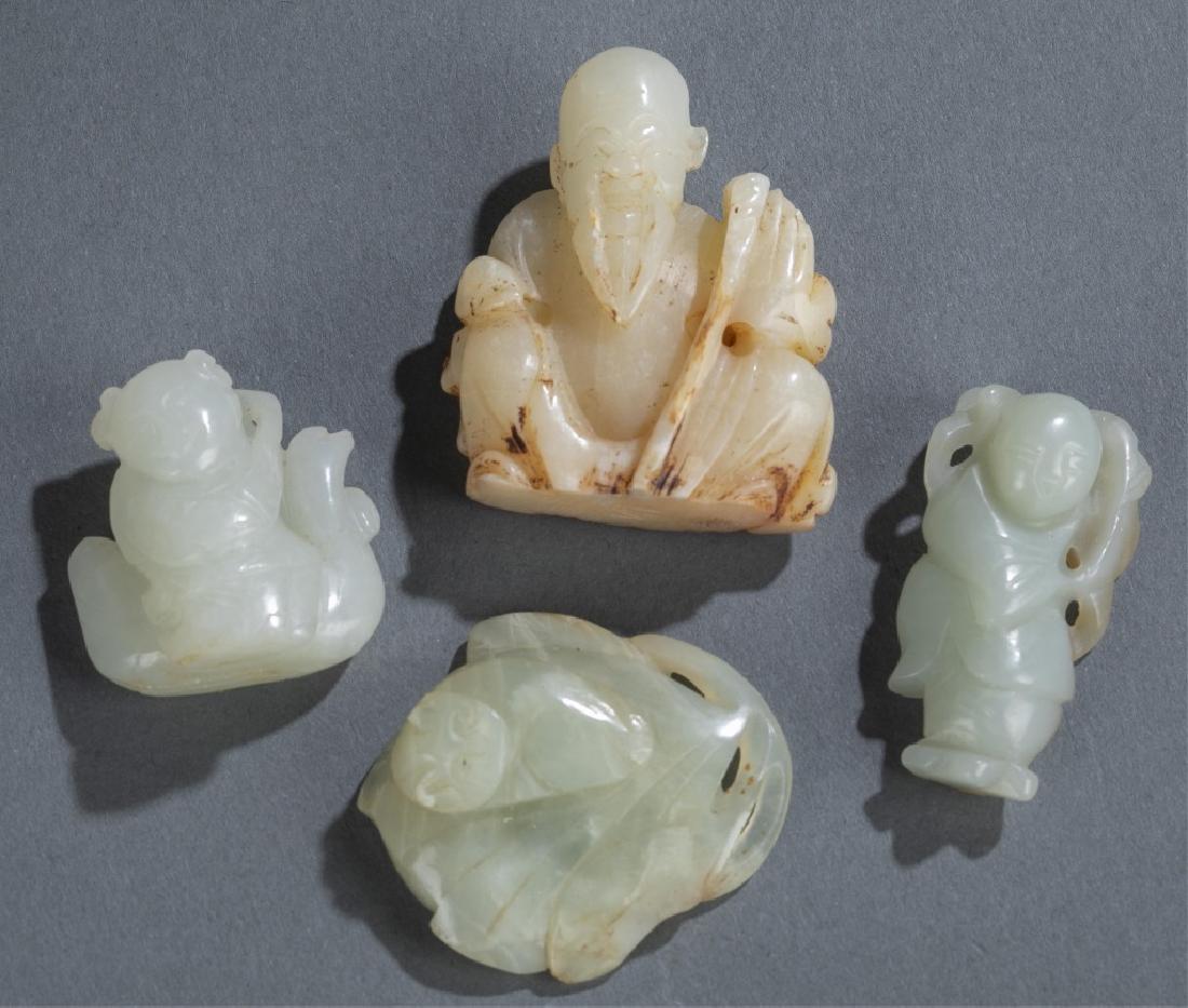4 Small Chinese carvings. (1 of 6)