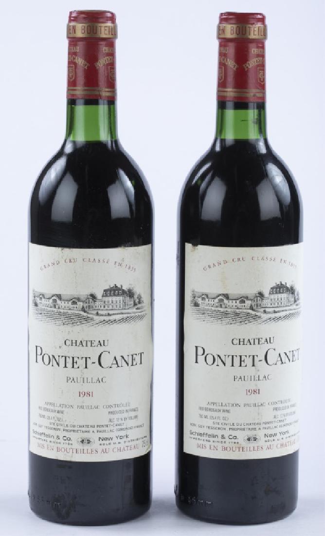 Chateau Pontet-Canet, 1981. Pauillac Bordeaux. (1 of 6)