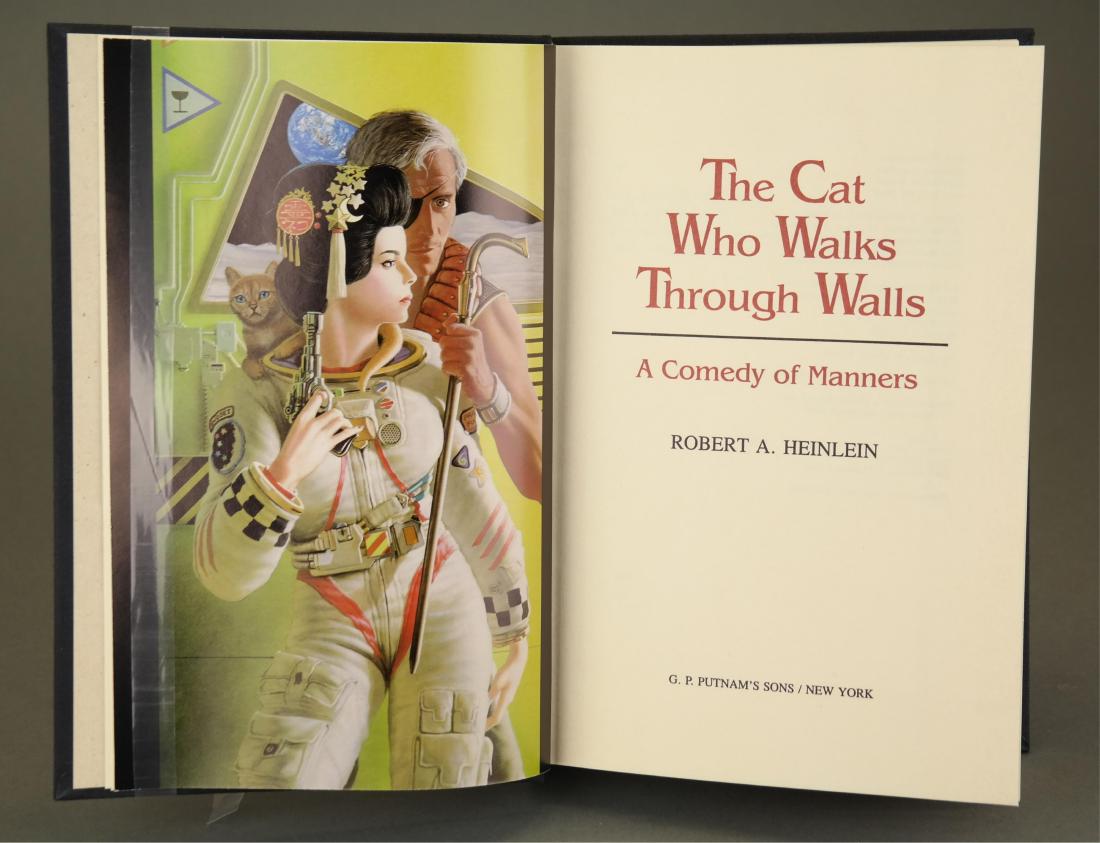 Heinlein. The Cat Who Walks Through Walls. Signed. Nov 15, 2018