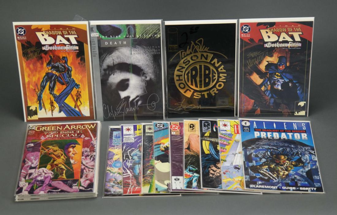 Group of Comics Signed by Creators/Artists: Group Assorted Signed Comics (Various Publishers, 1990s-2000s). 19 issues. Includes issues signed by Joe Quesada, Chris Bachalo, Chris Claremont, Neili Johnston, Keith Davis, Howard Simpson, Todd John