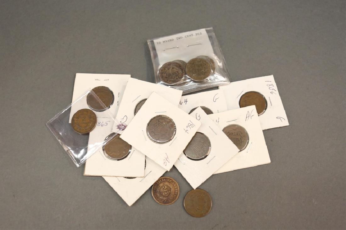 21 Two-Cent Pieces (1 of 2)