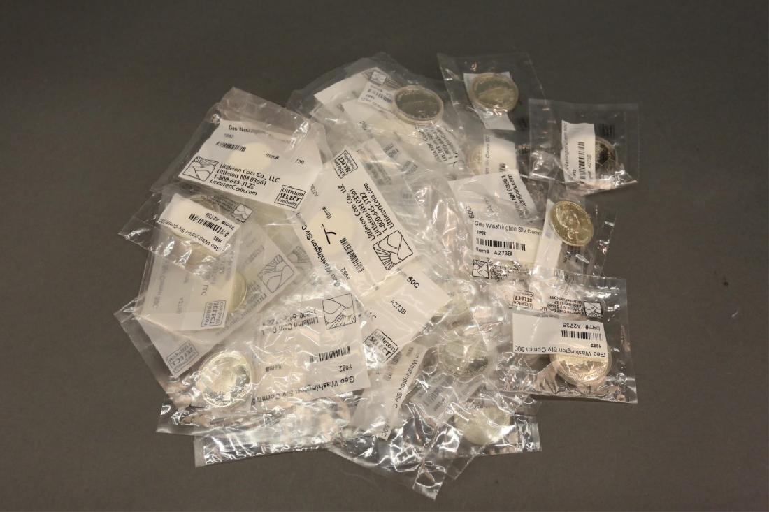 46 1982-D Washington 250th Silver Half Dollars MS6 (1 of 2)