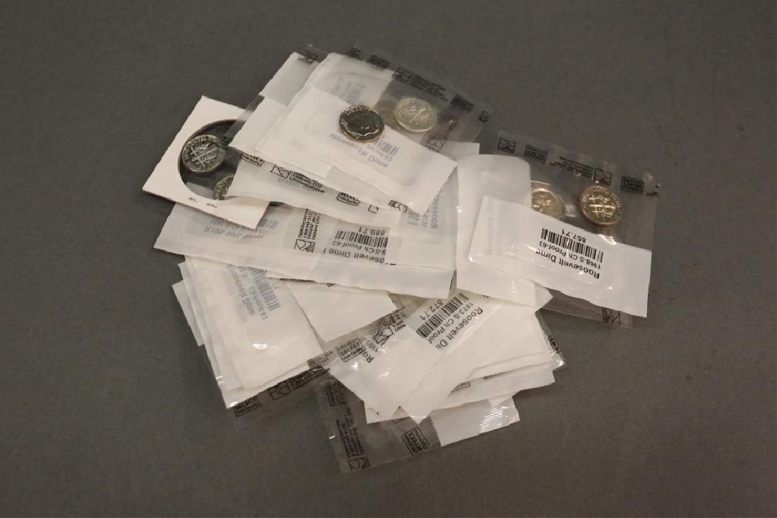 26 Roosevelt Dime Silver Proofs (1 of 2)