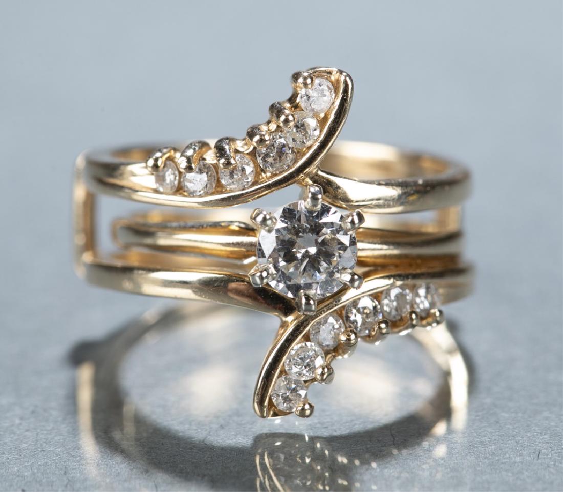 .72 Ctw. diamond solitaire with diamond enhancer. (1 of 4)