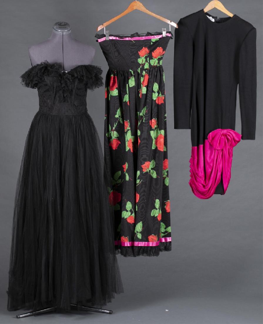 3 Black Evening Gowns. (1 of 6)