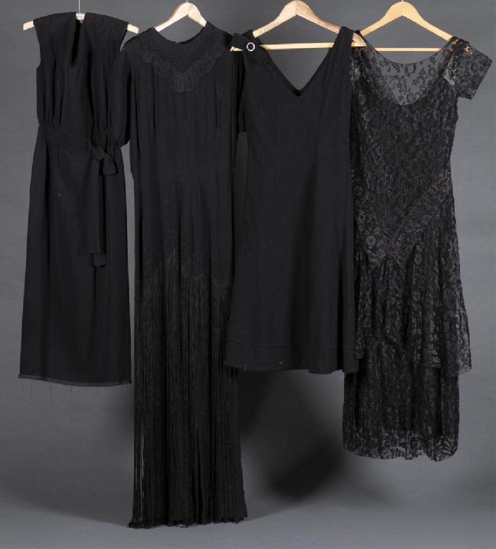 4 Designer Black Dresses. (1 of 6)