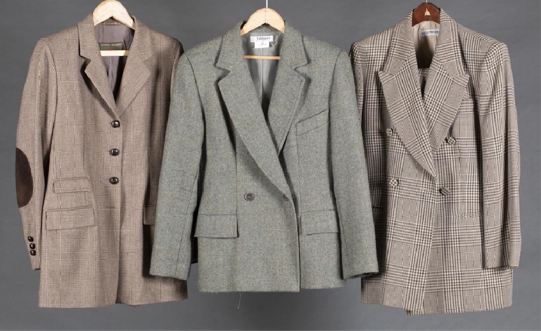 3 Designer Suit Jackets & Pants. (1 of 9)