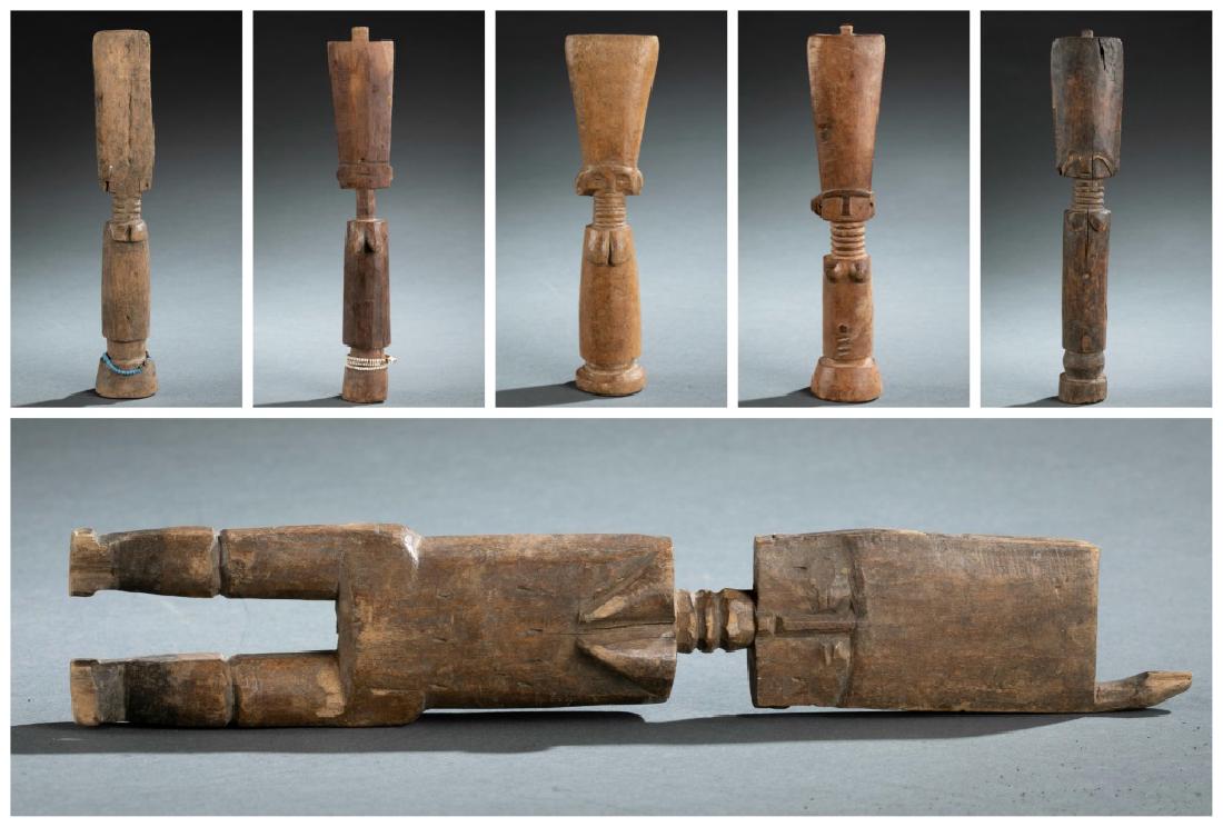 6 Fante Akuaba dolls. 20th century. (1 of 7)